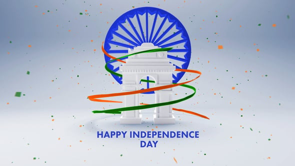 Indian Independence Day Logo（488531）-技能树